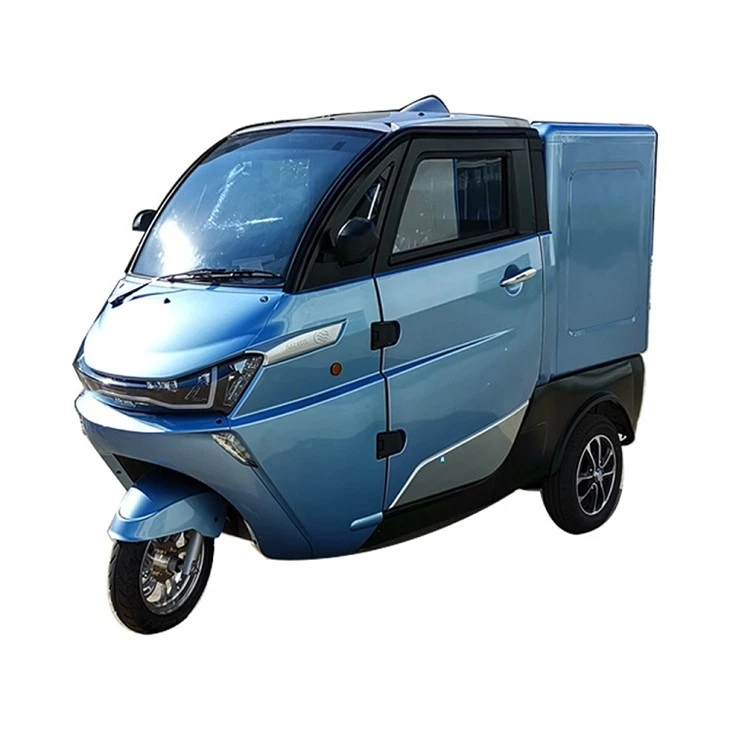Chinese EEC 2023 Three Wheels Cargo Electric Tricycle With Cabin