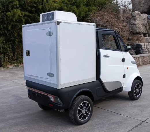 Efficient Electric Transportation EEC Food Truck Last Mile Delivery Electric Cargo Van Efficient Electric Transportation EEC Food Truck Last Mile Delivery Electric Cargo Van